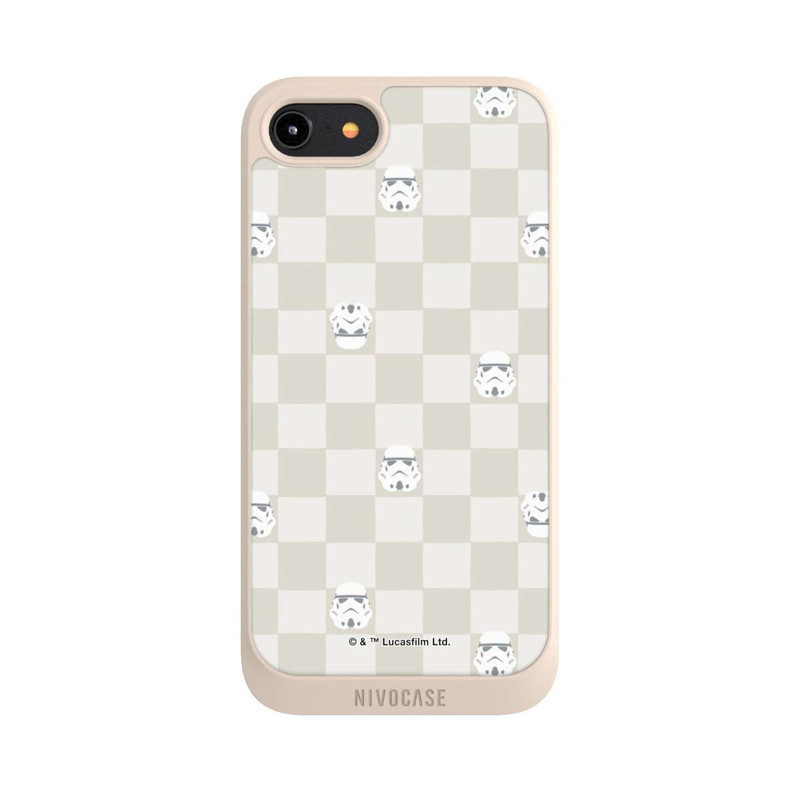 iPhone 8 NIVOpure Stormtrooper Checked Pattern Beige