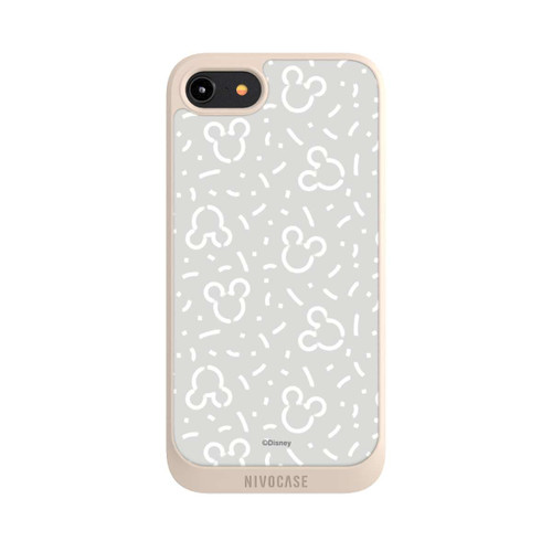 Apple iPhone 8 NIVOpure Disney Mickey Icon Pattern Grey