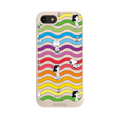 Apple iPhone 8 NIVOpure Snoopy Pattern Rainbow Transparent
