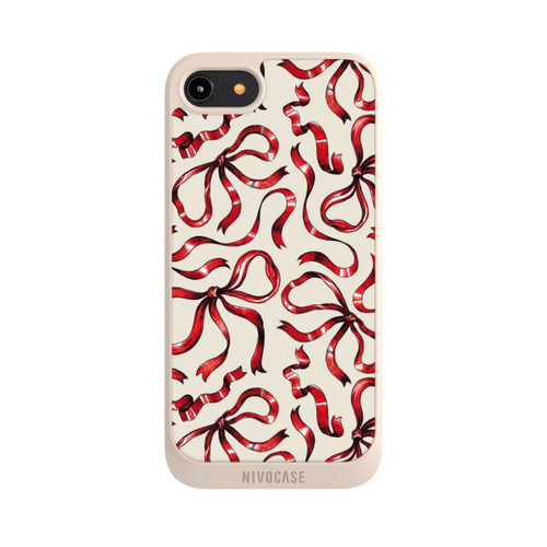 Apple iPhone 8 NIVOpure Fine Bows Red
