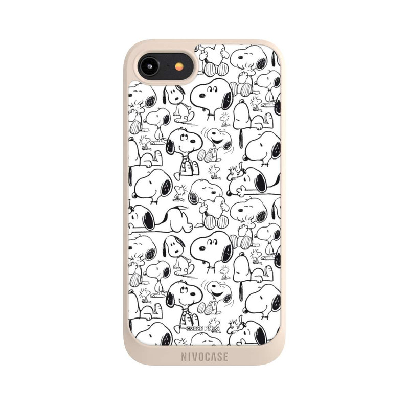 iPhone 8 NIVOpure Classic Snoopy Pattern White