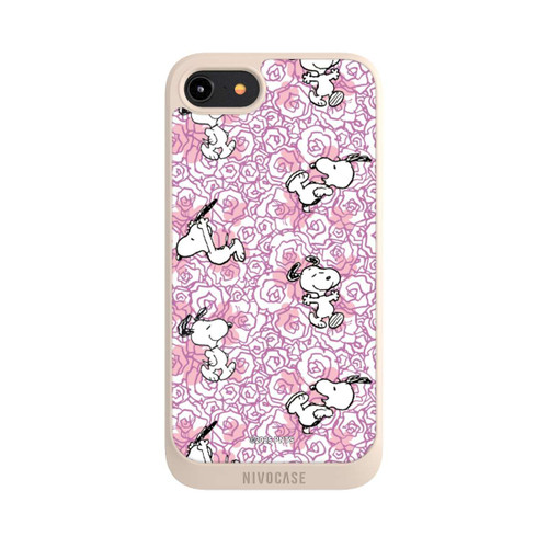 Apple iPhone 8 NIVOpure Peanuts Pink Roses Pattern