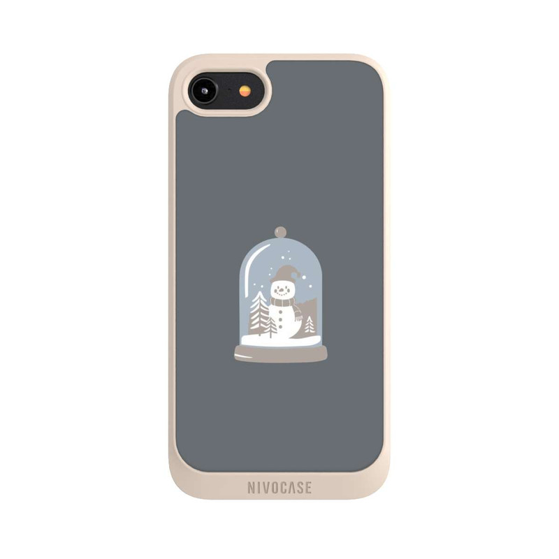 iPhone 8 NIVOpure Minimalist Snow Globe with Snowman