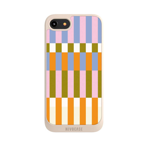 Apple iPhone 8 NIVOpure Bold Checked colorful Theme