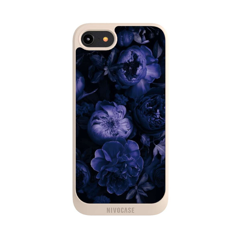iPhone 8 NIVOpure Victorian Grandeur Large Flowers Purple With AI