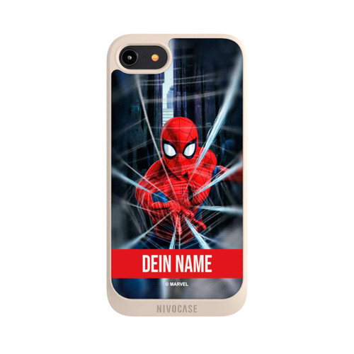 Apple iPhone 8 NIVOpure Spiderman Webs in Action customisable