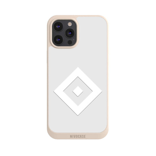 Apple iPhone 12 Pro Max NIVOpure Rauten Logo auf HSV Grau