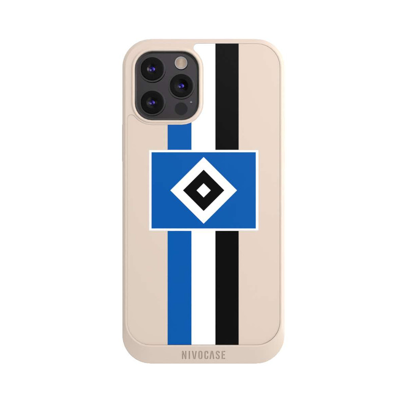 iPhone 12 Pro Max NIVOpure HSV Streifen - Blau-Weiß-Schwarz - ohne Hintergrund