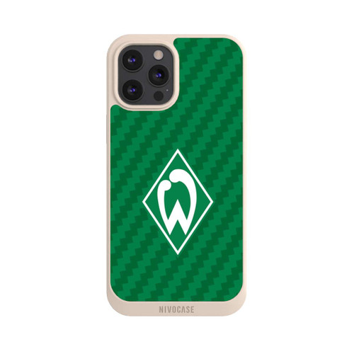 Apple iPhone 12 Pro Max NIVOpure Carbonlook - Werder Bremen