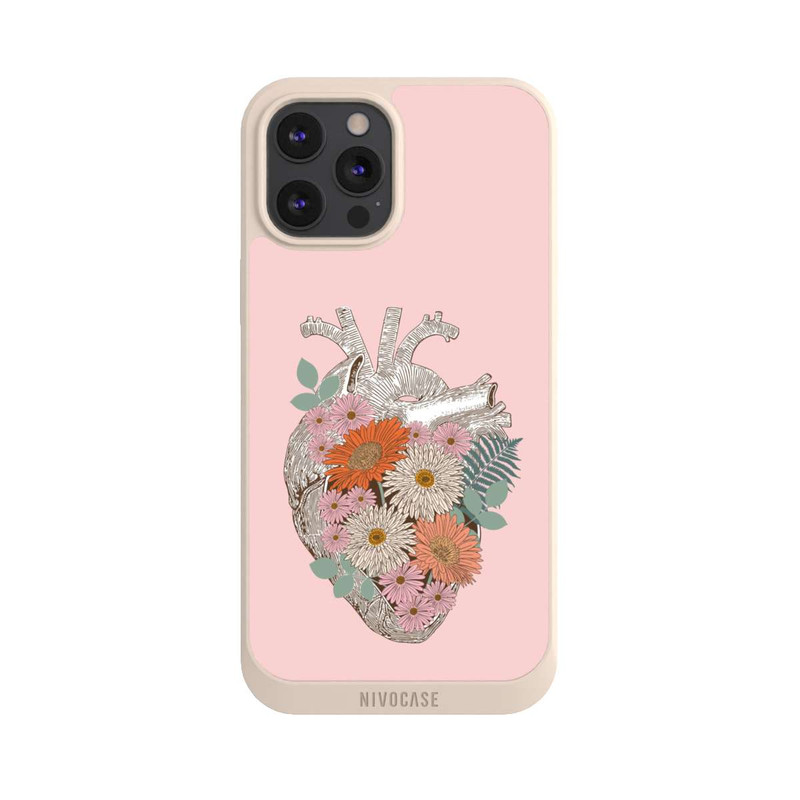 iPhone 12 Pro Max NIVOpure Florales Vintage-Herz