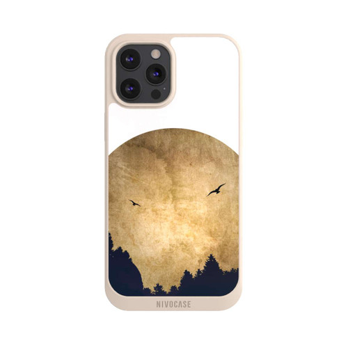 Apple iPhone 12 Pro Max NIVOpure Zwei Vögel vor Mond