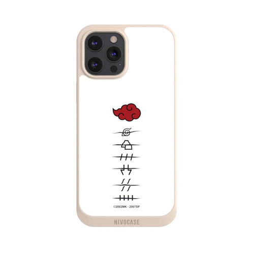 Apple iPhone 12 Pro Max NIVOpure Akatsuki Mitgliedersymbole Weiß