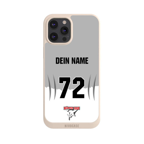 Apple iPhone 12 Pro Max NIVOpure Kölner Haie Trikotmotiv Personalisierbar