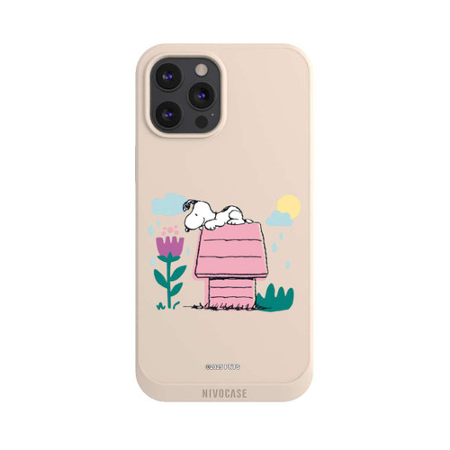 Apple iPhone 12 Pro Max NIVOpure Snoopy Hundehütte Frühling transparent