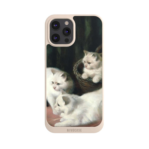 Apple iPhone 12 Pro Max NIVOpure Three White Angora Kittens