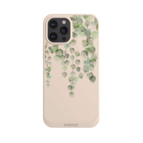 Apple iPhone 12 Pro Max NIVOpure Eucalyptus Hanging Watercolor Transparent