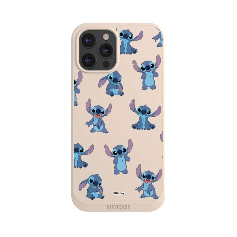 iPhone 12 Pro Max NIVOpure Stitch Faces Pattern Transparent
