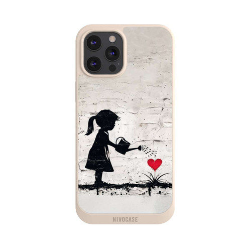 Apple iPhone 12 Pro Max NIVOpure Girl Watering Bunch of Flowers 