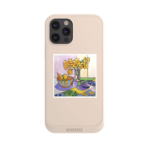 Apple iPhone 12 Pro Max NIVOpure Daffodil Patchwork, 2023, by Catherine J Martzloff