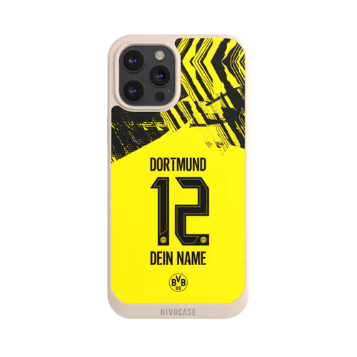 Apple iPhone 12 Pro Max NIVOpure BVB Trikot Personalisierbar 25-26