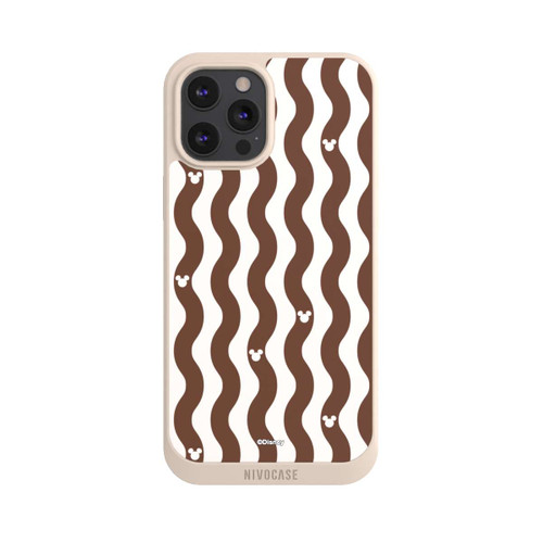 Apple iPhone 12 Pro Max NIVOpure Micky Muster Braune Wellen