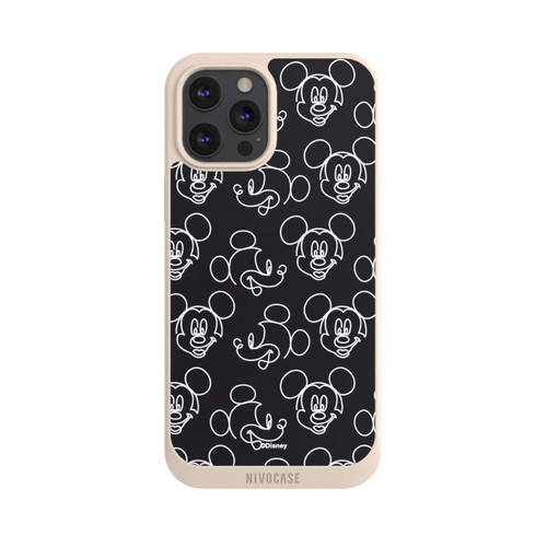Apple iPhone 12 Pro Max NIVOpure Disney Mickey Muster Schwarz