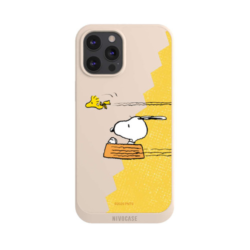 Apple iPhone 12 Pro Max NIVOpure Peanuts-Snoopy und Woodstock Transparent
