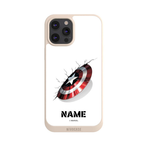 Apple iPhone 12 Pro Max NIVOpure Captain America Shield Personalisierbar