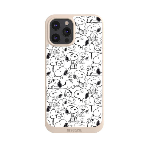 Apple iPhone 12 Pro Max NIVOpure Classic Snoopy Pattern White