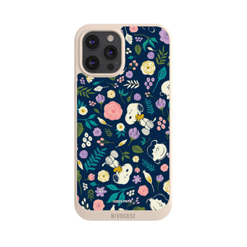 Apple iPhone 12 Pro Max NIVOpure Peanuts Dark Flower Pattern
