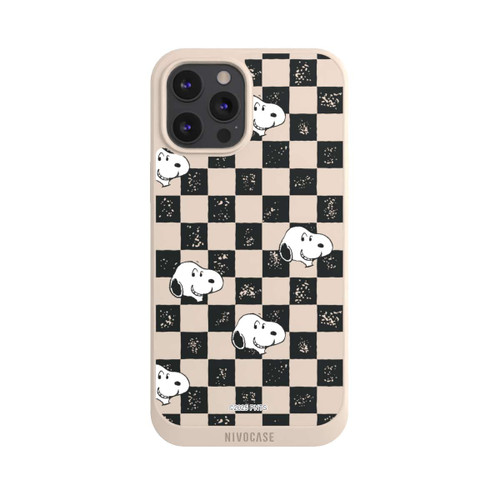 Apple iPhone 12 Pro Max NIVOpure Snoopy Checked Pattern
