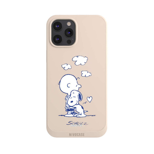 Apple iPhone 12 Pro Max NIVOpure Peanuts Charlie Brown Snoopy Hug Transparent