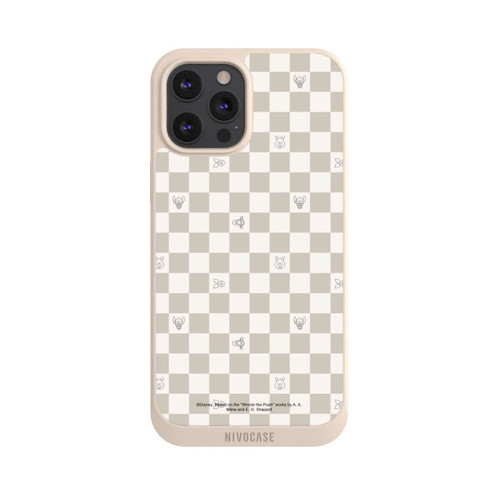 Apple iPhone 12 Pro Max NIVOpure Winnie Puuh Kariert Beige