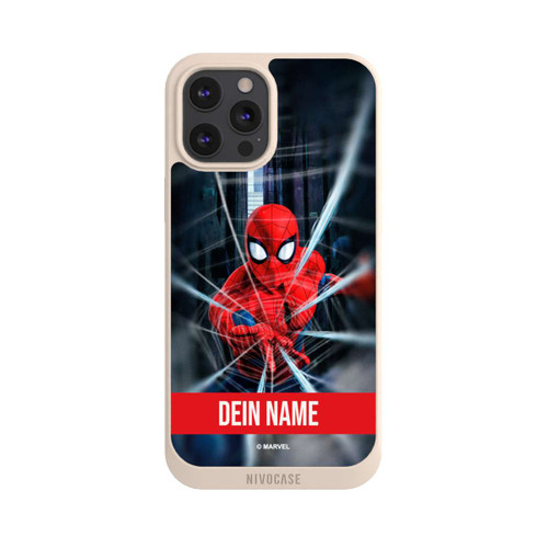 Apple iPhone 12 Pro Max NIVOpure Spiderman Webs in Action Personalisierbar