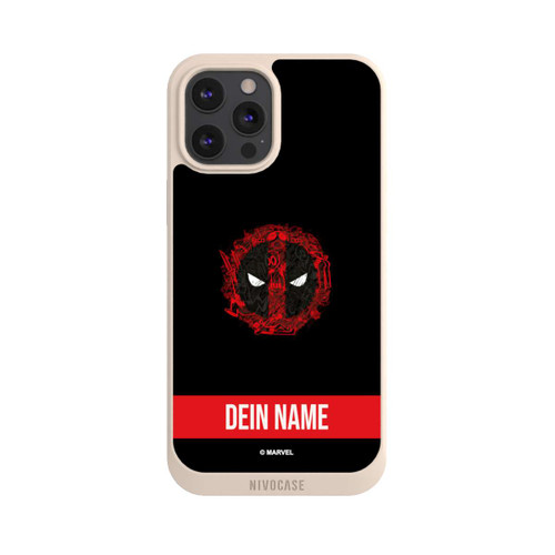 Apple iPhone 12 Pro Max NIVOpure Deadpool Logo Personalisierbar