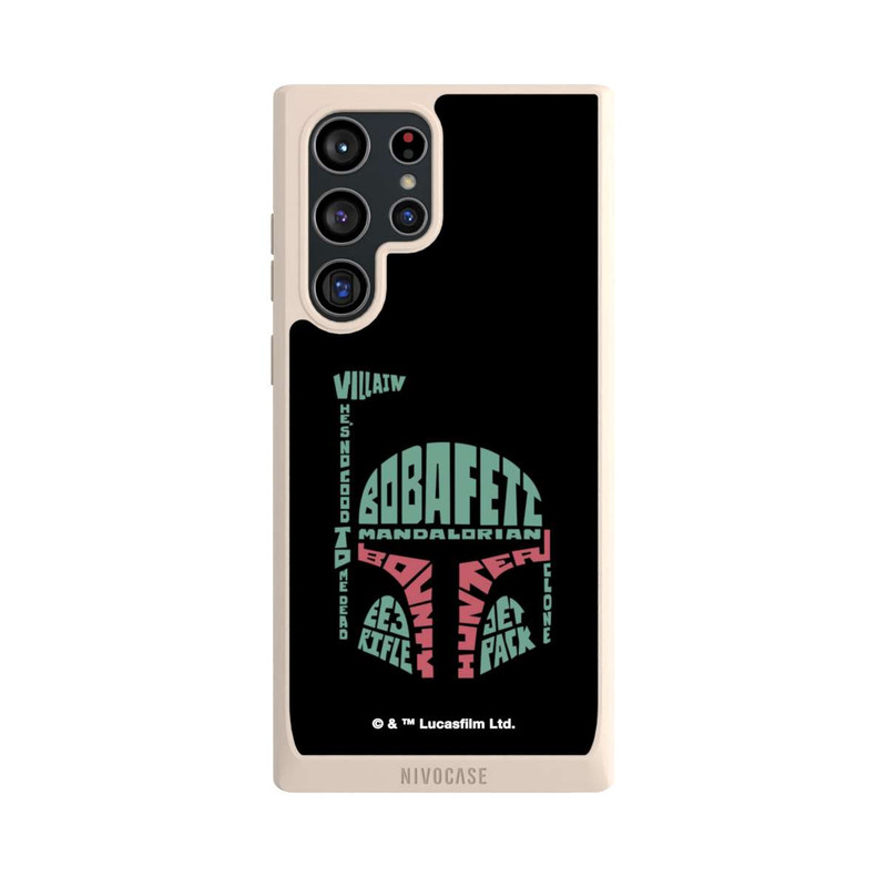 Galaxy S22 Ultra NIVOpure Boba Fett Typo Grafisch