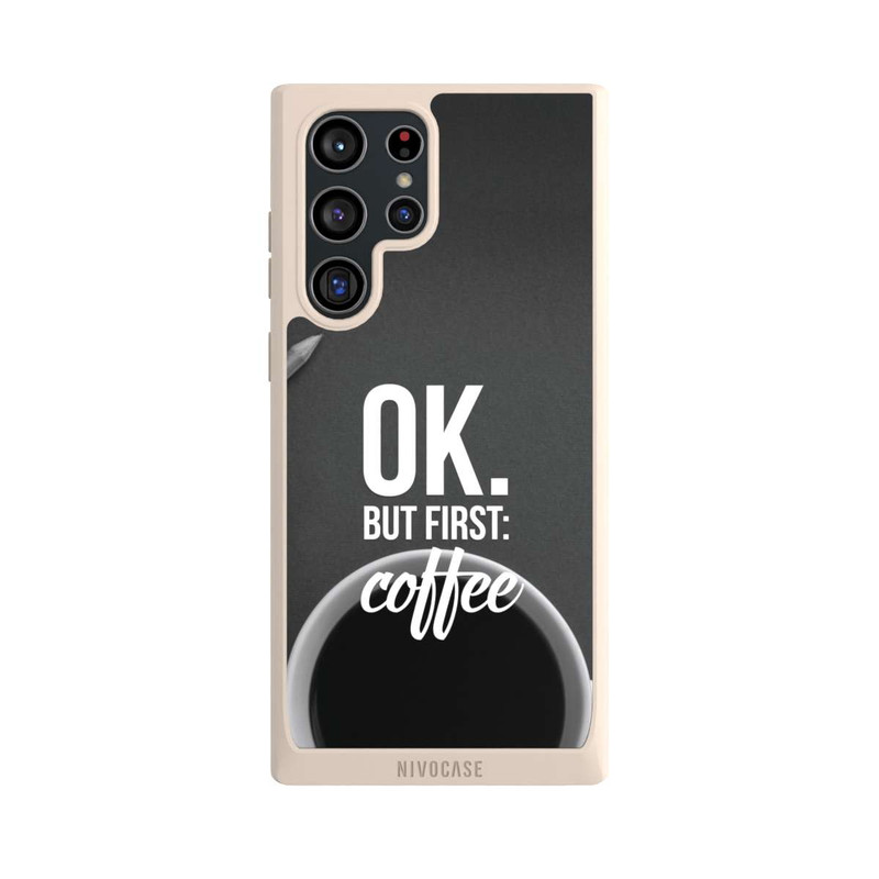 Galaxy S22 Ultra NIVOpure OK.But first:Coffee