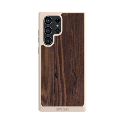 Samsung Galaxy S22 Ultra NIVOpure Maserung Holzlook