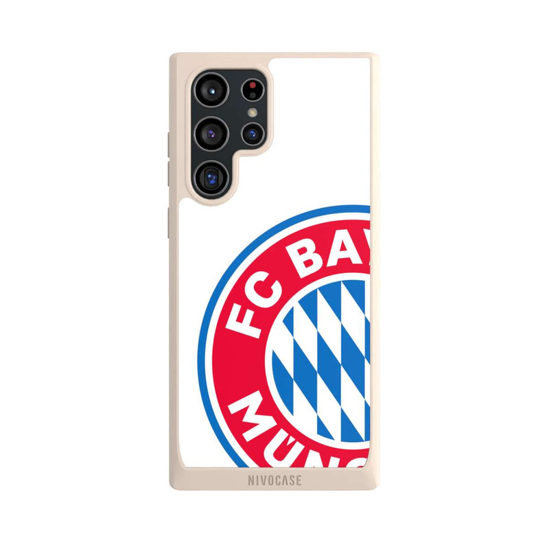 Galaxy S22 Ultra NIVOpure Großes FCB Logo Weiß
