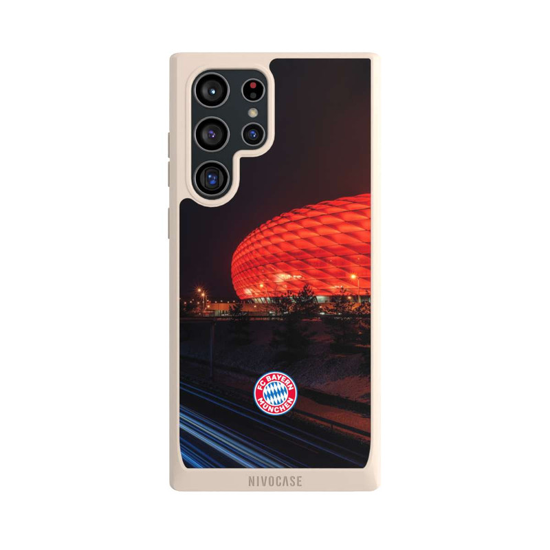 Galaxy S22 Ultra NIVOpure Allianz Arena bei Nacht FCB