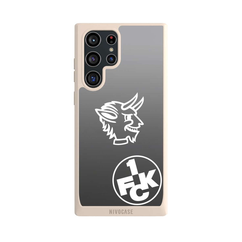 Galaxy S22 Ultra NIVOpure Teufelskopf FCK auf Schwarz