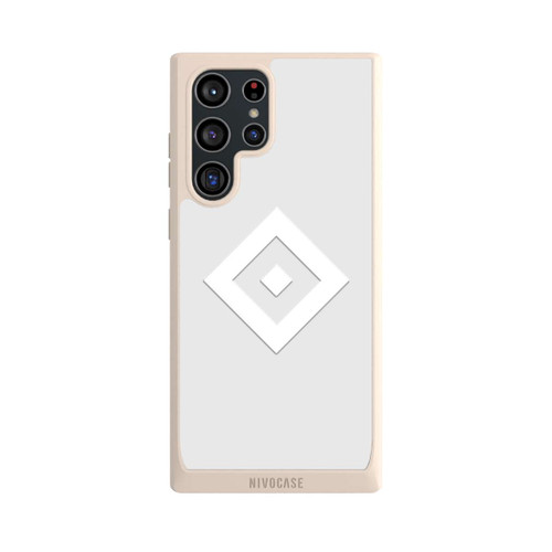 Samsung Galaxy S22 Ultra NIVOpure Rauten Logo auf HSV Grau