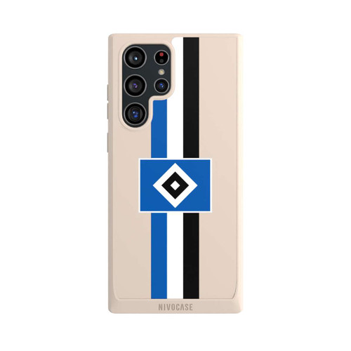 Samsung Galaxy S22 Ultra NIVOpure HSV Streifen - Blau-Weiß-Schwarz - ohne Hintergrund