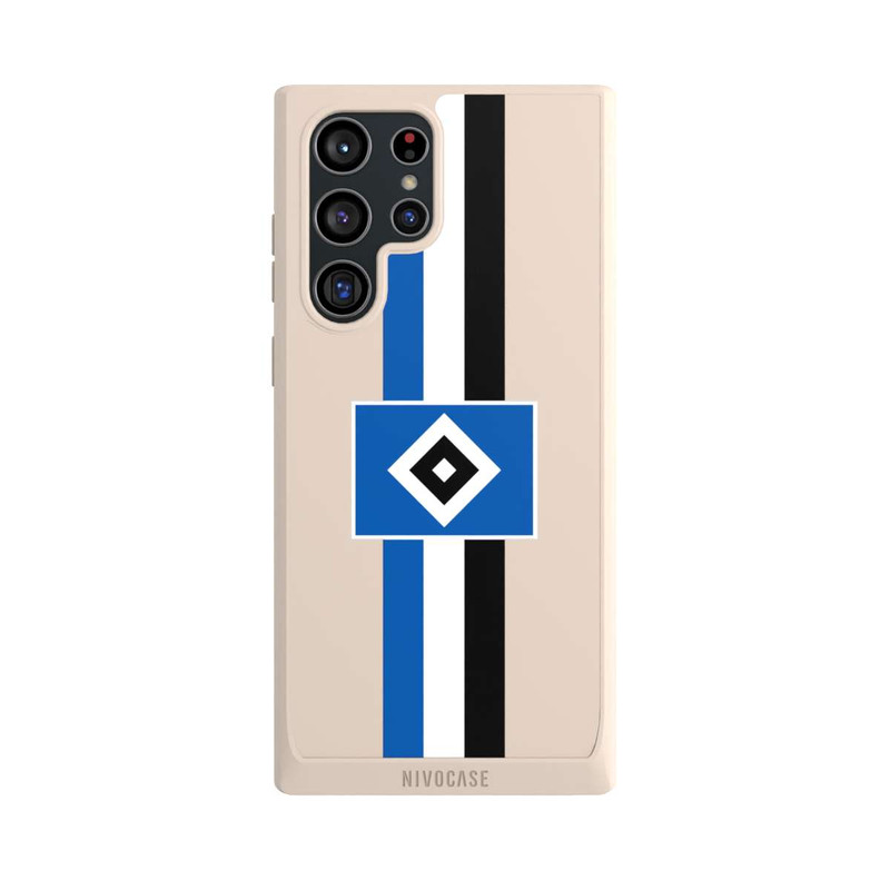 Galaxy S22 Ultra NIVOpure HSV Streifen - Blau-Weiß-Schwarz - ohne Hintergrund