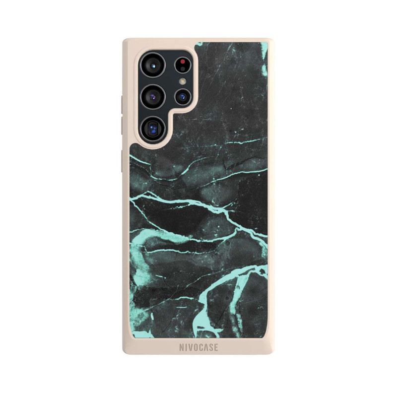 Galaxy S22 Ultra NIVOpure Grauer und blauer Marmor