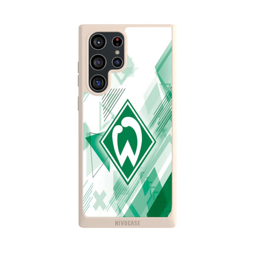 Samsung Galaxy S22 Ultra NIVOpure Weiße Grafikelemente - Werder Bremen