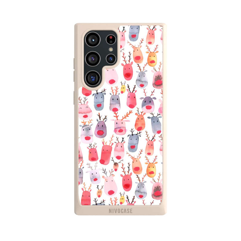 Galaxy S22 Ultra NIVOpure  Niedliches Rentieraquarell