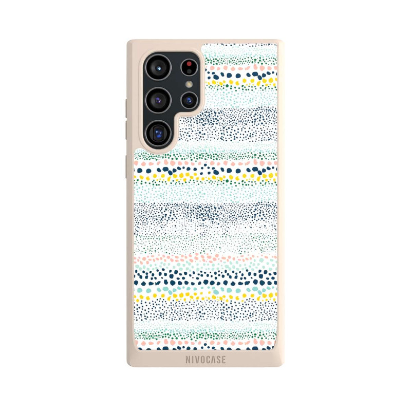 Galaxy S22 Ultra NIVOpure Kleine Punkte, strukturiertes Weiß