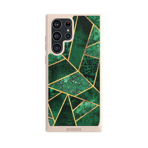 Samsung Galaxy S22 Ultra NIVOpure Tief Smaragdgrün Golddruck