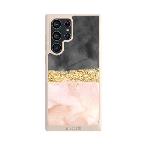 Samsung Galaxy S22 Ultra NIVOpure Goldener Linien Look